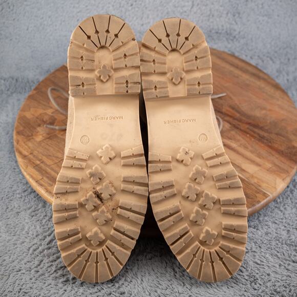 Marc Fisher Womens Mallie Beige Winter & Snow Boots Sz 10 M - Picture 6 of 8